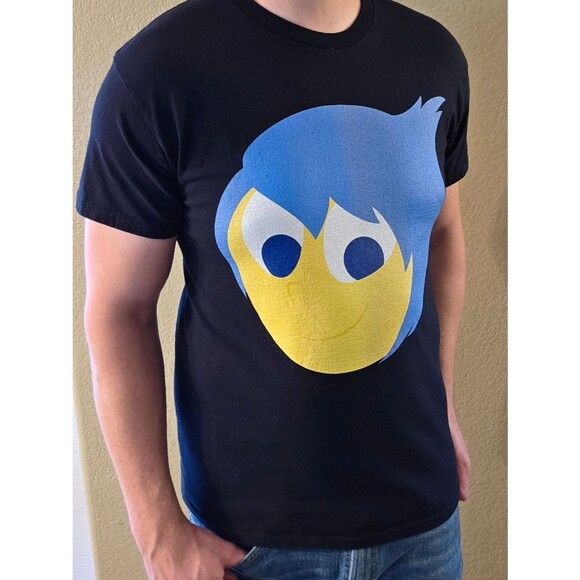 Gildan Other - Gildan Unisex Large Disney Pixar "Joy" Inside Out Black Graphic Short Sleeve Tee